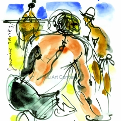 L'homme assis