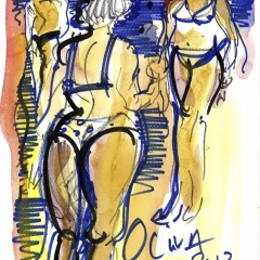 Les femmes en bleu